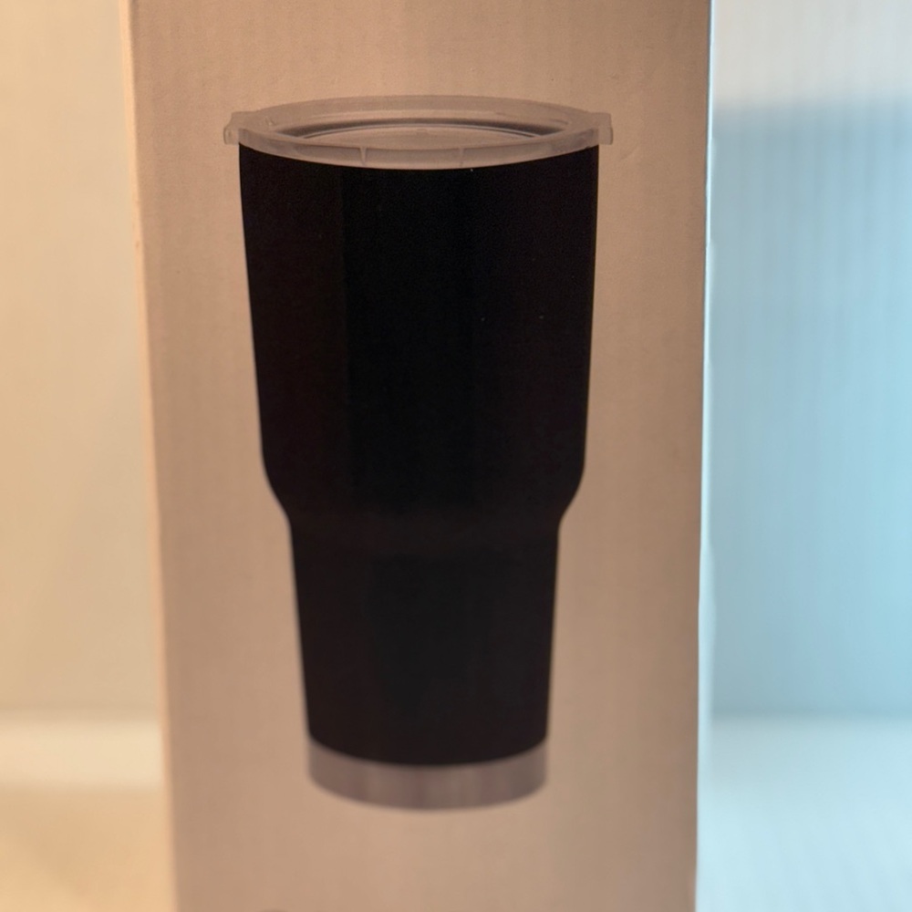 🆕 Glacier Stainless Steel Tumbler 30 Oz Black 🆕
